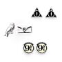 Harry Potter Silver Plated Earring Set Cl