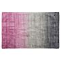 Rug Grey With Pink 140 X 200 Cm Ombre Effect Viscose