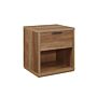 Stockwell 1 Drawer Bedside Rustic Oak