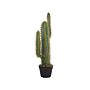 Artificial Potted Plant Green Synthetic Material Black Pot 78 Cm Fake Cactus