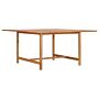 Vidaxl Garden Table 150x150x76 Cm Solid Teak Wood