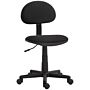 Homcom Small Armless Office Chair - Black