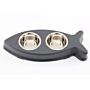 Fish Shape Double Pet Bowls