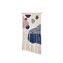 Wall Hanging Multicolour Cotton Polyester Handwoven With Tassels Geometric Pattern