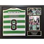 Celtic Fc Brown Signed Shirt (framed)