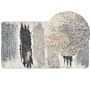 Shaggy Area Rug 80 X 150 Cm Abstract High-pile Machine-tufted Rectangular Carpet