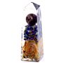 Orgonite Obelisk Power Point Copper, Lapis And Yellow Aventurine - 9x2.5cm