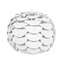 Pendant Lamp White Metal Pine Cone Hanging Light