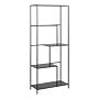 Infinity Bookcase With 4 Shelves In Black