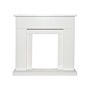 Adam Lomond White Marble Fireplace, 39 Inch