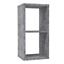 Mauro 1 Shelf Storage Unit In Concrete Grey