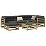 Vidaxl 7 Piece Garden Sofa Set Impregnated Wood Pine