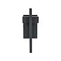 Outdoor Wall Led Light Lamp Black Iron Glass 35 Cm External Modern Design Garden Patio