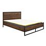 Houston Double Bed Walnut