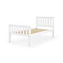 Manila Hfe Pine Bed Single White