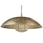 Pendant Lamp Brass Colour Iron Dome Shade Ceiling Light Contemporary Style Home Accessories Handmade