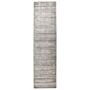 Runner Area Rug Light Grey Viscose 80 X 300 Cm Tufted Low Pile