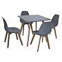 Belgium Small Dining Table Grey