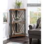 Urban Elegance - Reclaimed Small Corner Bookcase