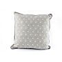 Scatter Cushion With A Grey Heart Print Design 37cm