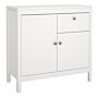 Madrid Sideboard 2 Doors + 1 Drawer In White