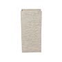 Tall Plant Pot Beige Stone 30 X 30 X 60 Cm Planter