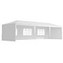 Outsunny 9 X 3m Garden Gazebo Marquee Party Wedding Tent Canopy - White