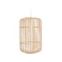 Pendant Lamp Light Wood Bamboo Oval Shade Hanging Ceiling Lamp