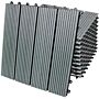 33 X Wpc Decking Floor Tiles 30x30cm - Grey