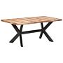 Vidaxl Dining Table 180x90x75 Cm Solid Wood With Honey Finish