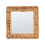 Wall Mirror Natural Water Hyacinth 52 X 52 Cm Hanging Home Decor Wicker Design