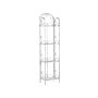 Bathroom Shelves White Metal 4 Tier Free-standing Shelving Unit Vintage Style