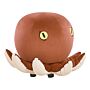 Kids Animal Stool Brown Velvet Footstool Sea Animal Pouffe Children's Seat