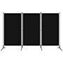 Vidaxl 3-panel Room Divider Black 260x180 Cm