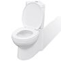 Wc Ceramic Toilet Bathroom Corner Toilet White