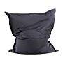 Large Bean Bag Black Lounger Zip Giant Beanbag