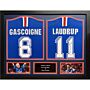 Rangers Fc Laudrup & Gascoigne Signed Shirts (dual Framed)