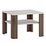 Toronto Coffee Table With Shelf In White And Oak