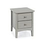 Como Grey 2 Petite Drawer Bedside Cabinet