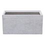 Plant Pot White Fibre Clay 60 X 29 X 30 Cm Rectangular Planter