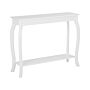 Console Table White 100 X 30 Cm Modern French Style Storage Display Shelf