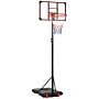 Sportnow Height Adjustable Basketball Hoop And Stand For Kids With Sturdy Backboard And Weighted Base, Portable On Wheels, 1.8-2m