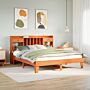 Vidaxl Bed Frame Without Mattress Wax Brown 180x200 Cm Super King Solid Wood Pine