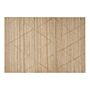 Area Rug Beige Jute 160 X 230 Cm Geometric Pattern Hand Woven