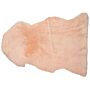 Sheepskin Peach Pink 65 X 110 Cm Natural High Pile