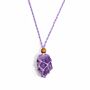 Gemstone Necklace Cord - Purple