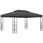 Vidaxl Gazebo With Led String Lights 3x4 M Anthracite