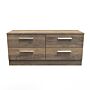 Contrast 4 Drawer Bed Box In Vintage Oak