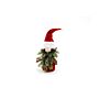 Santa With Tree Branch Decoration 30cm