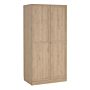 Brande Wardrobe With 2 Frame Doors In Jackson Hickory